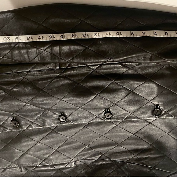 BURBERRY Vintage Quilted Leather Blazer Jacket - Picture 10 of 10